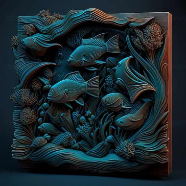 3D model underwater (STL)